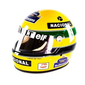 Última Temporada na F1 – Réplica do Capacete  de Ayrton Senna(1994)