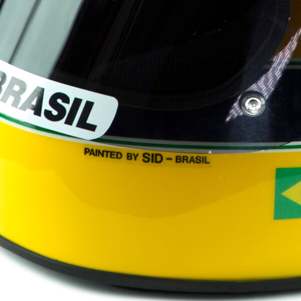 Réplica Oficial do Capacete de Ayrton Senna - Mundial de Kart 1979 - Imagem 2