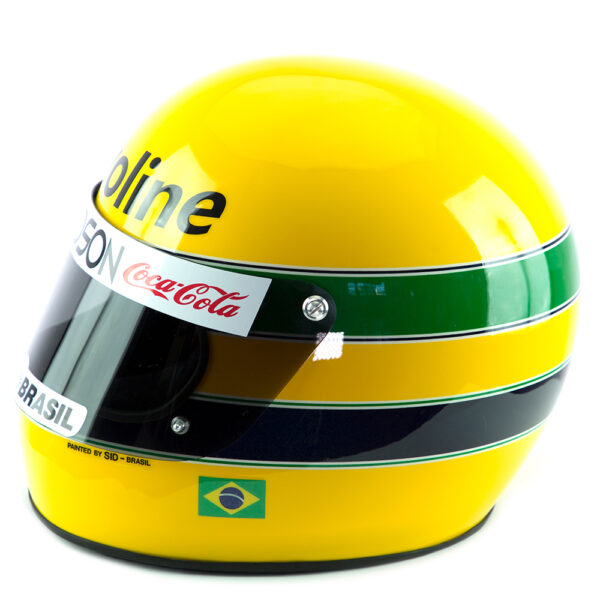 Réplica Oficial do Capacete de Ayrton Senna - Mundial de Kart 1979 - Imagem 3