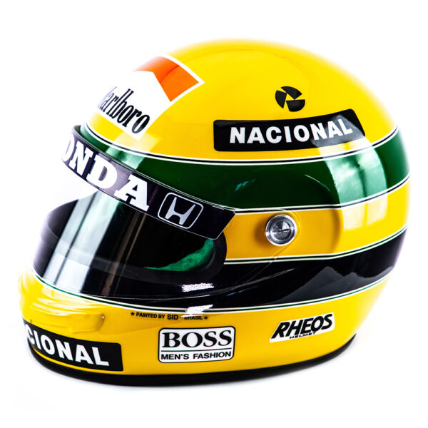 Réplica Oficial do Capacete de Ayrton Senna - Bi Campeonato Mundial na F1 1990 - Imagem 3