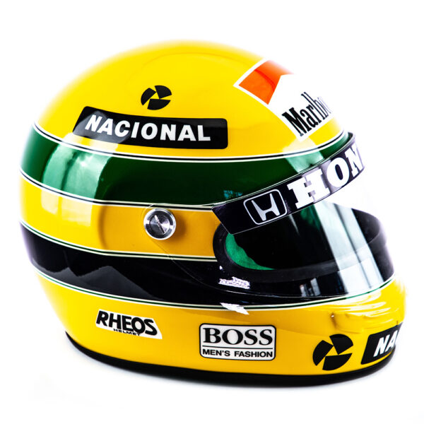 Réplica Oficial do Capacete de Ayrton Senna - Bi Campeonato Mundial na F1 1990 - Imagem 5