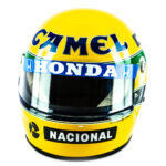 Réplica Oficial do Capacete de Ayrton Senna - Primeira Vitória em Mônaco 1987