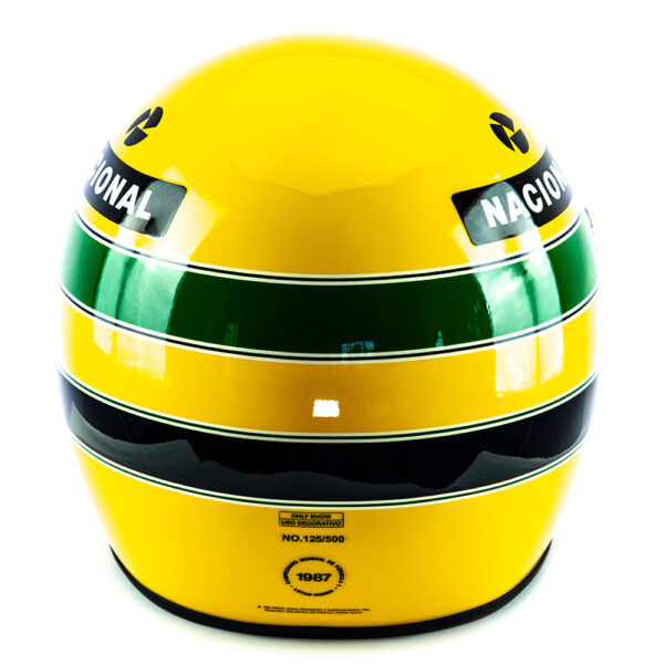 Réplica Oficial do Capacete de Ayrton Senna - Primeira Vitória em Mônaco 1987 - Imagem 4