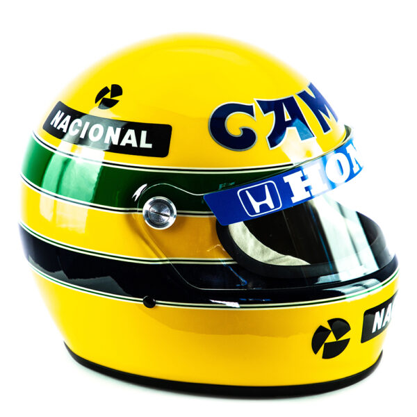 Réplica Oficial do Capacete de Ayrton Senna - Primeira Vitória em Mônaco 1987 - Imagem 5