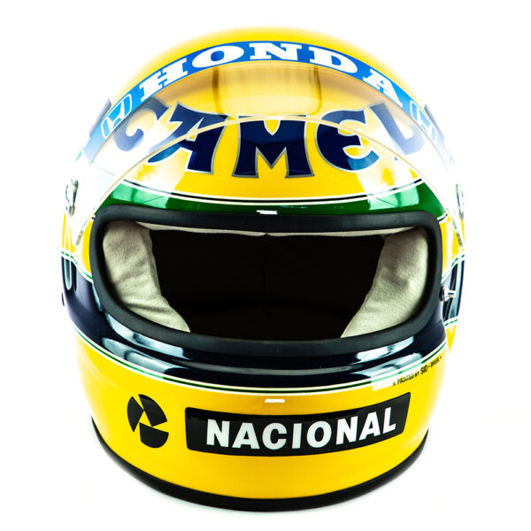 Réplica Oficial do Capacete de Ayrton Senna - Primeira Vitória em Mônaco 1987 - Imagem 7