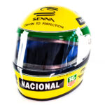 Réplica Oficial do Capacete de Ayrton Senna - Bercy - França ELF Master Karting Indoor 1993