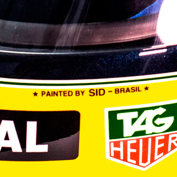 Réplica Oficial do Capacete de Ayrton Senna - Bercy - França ELF Master Karting Indoor 1993 - Imagem 2