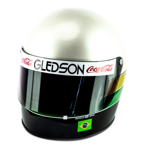 replica-oficial-capacete-de-ayrton-senna-1978-01 Réplica Oficial do Capacete de Ayrton Senna - Primeiro Mundial de Kart Le Mans 1978 - Imagem 1