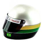 Réplica Oficial do Capacete de Ayrton Senna - Primeiro Mundial de Kart Le Mans 1978 - Imagem 3