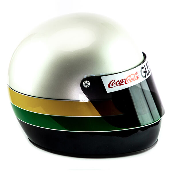 replica-oficial-capacete-de-ayrton-senna-1978-05 Réplica Oficial do Capacete de Ayrton Senna - Primeiro Mundial de Kart Le Mans 1978 - Imagem 5