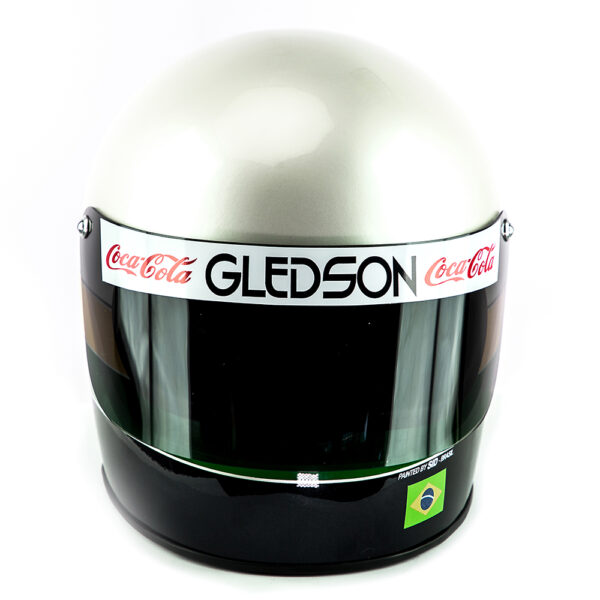 replica-oficial-capacete-de-ayrton-senna-1978-06 Réplica Oficial do Capacete de Ayrton Senna - Primeiro Mundial de Kart Le Mans 1978 - Imagem 6