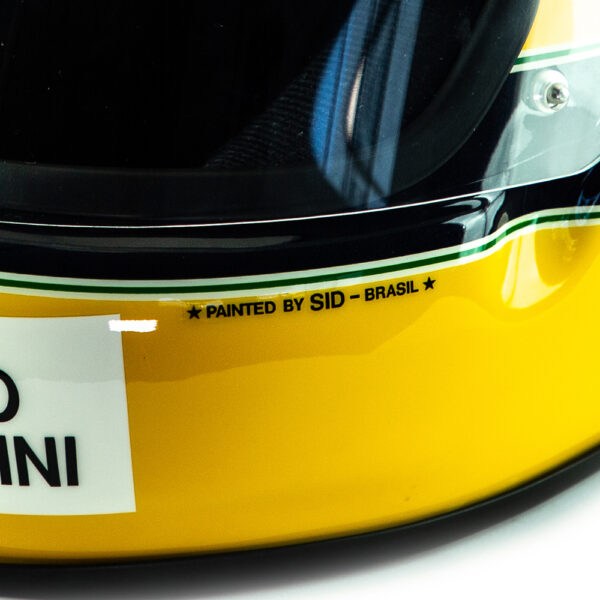Réplica Oficial do Capacete de Ayrton Senna - Início na F1 1984 - Imagem 2