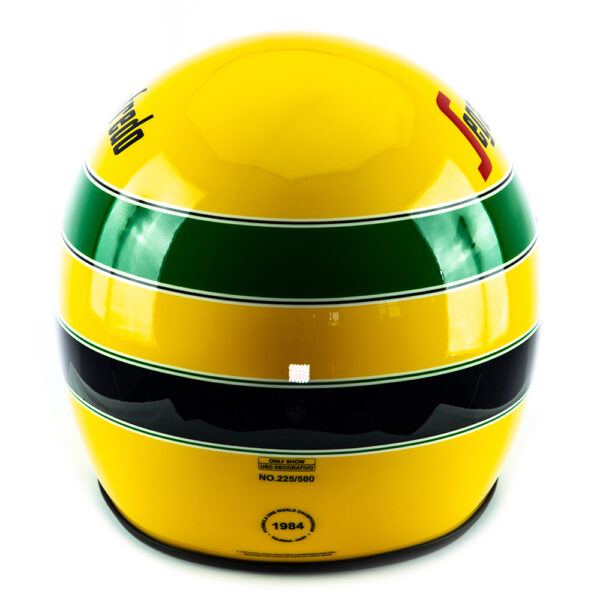Réplica Oficial do Capacete de Ayrton Senna - Início na F1 1984 - Imagem 4