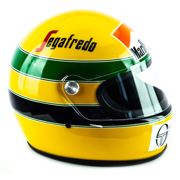 Réplica Oficial do Capacete de Ayrton Senna - Início na F1 1984 - Imagem 5
