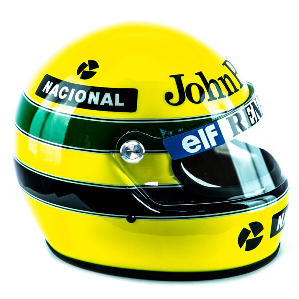 Réplica Oficial do Capacete de Ayrton Senna - Primeira Vitória na F1 1985 - Imagem 5