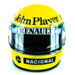 Réplica Oficial do Capacete de Ayrton Senna - Primeira Vitória na F1 1985 - Imagem 6