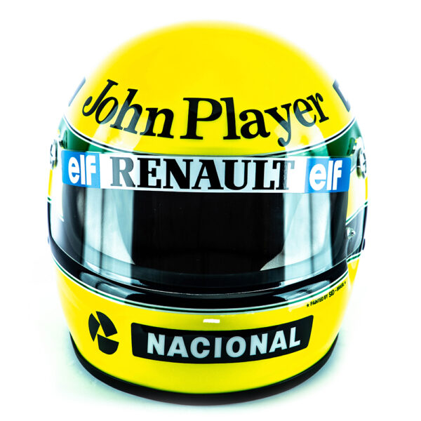 Réplica Oficial do Capacete de Ayrton Senna - Primeira Vitória na F1 1985 - Imagem 6