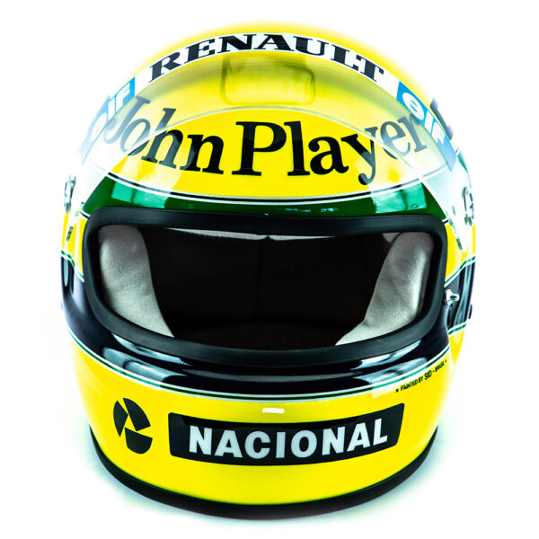 Réplica Oficial do Capacete de Ayrton Senna - Primeira Vitória na F1 1985 - Imagem 7
