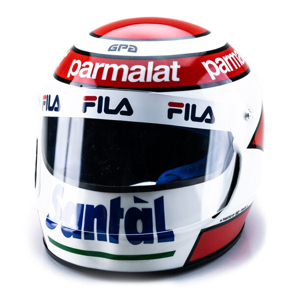 replica-oficial-capacete-nelson-piquet-bi-campeao-mundial-f1-1983-00 Réplica Oficial do Capacete de Nelson Piquet - Bi Campeão Mundial de F1 1983 - Imagem 1