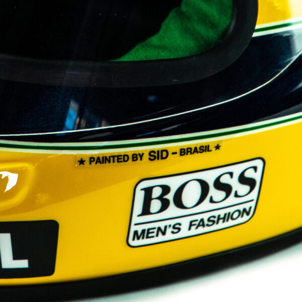 Réplica Oficial do Capacete de Ayrton Senna - GP Brasil 1991 - Imagem 7