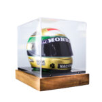 Miniatura da Réplica Oficial do Capacete decorativo de Ayrton Senna - 30 anos de Legado (edição limitada)