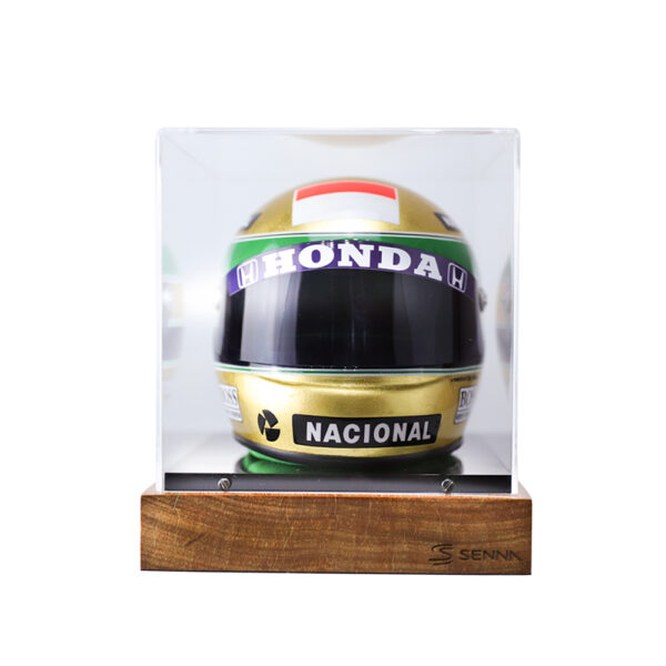 Miniatura da Réplica Oficial do Capacete decorativo de Ayrton Senna - 30 anos de Legado (edição limitada) - Imagem 2