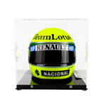 Miniatura da Réplica Oficial do Capacete de Ayrton Senna - Primeira Vitória na F1 1985 - Imagem 3