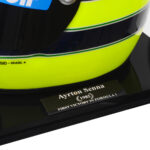 Miniatura da Réplica Oficial do Capacete de Ayrton Senna - Primeira Vitória - Imagem 6