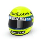 Miniatura da Réplica Oficial do Capacete de Ayrton Senna - Primeira Vitória