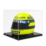 Miniatura da Réplica Oficial do Capacete de Ayrton Senna - Primeira Vitória