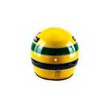 Kit Capacetes Ayrton Senna: Réplica Oficial Bicampeonato Mundial 1990 e Miniatura Primeira Vitória 1985 - Imagem 4
