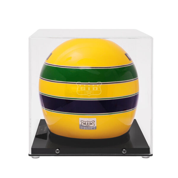Miniatura da Réplica Oficial do Capacete de Ayrton Senna – GP Brasil 1991 - Imagem 4