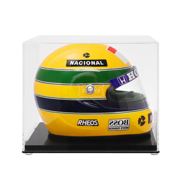 Miniatura da Réplica Oficial do Capacete de Ayrton Senna – GP Brasil 1991 - Imagem 5