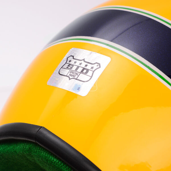 Miniatura da Réplica Oficial do Capacete de Ayrton Senna – GP Brasil 1991 - Imagem 8