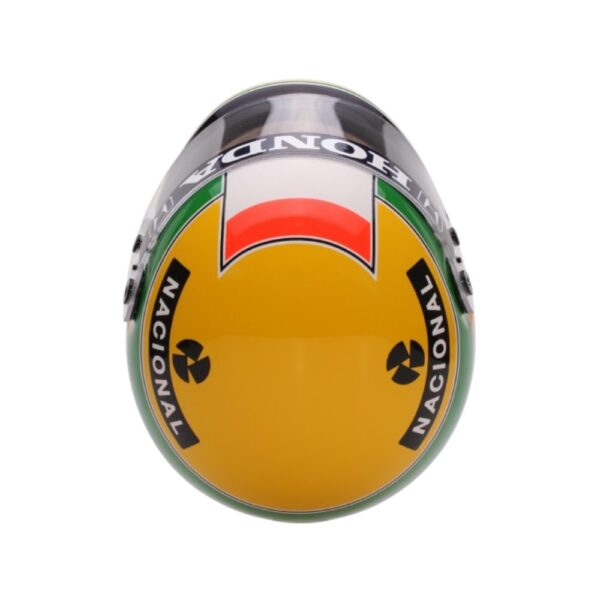 Miniatura da Réplica Oficial do Capacete de Ayrton Senna – F1 1988 - Imagem 5