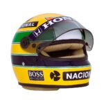 Miniatura da Réplica Oficial do Capacete de Ayrton Senna – F1 1988 - Imagem 6
